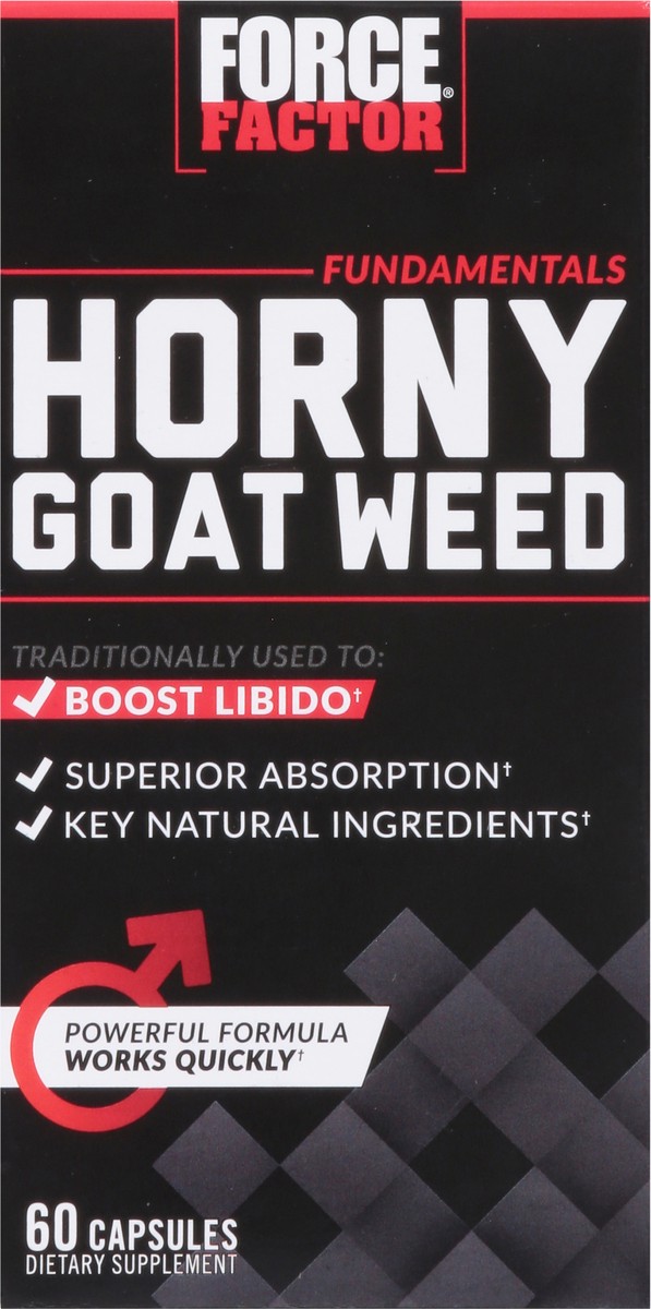slide 7 of 9, Force Factor Fundamentals Horny Goat Weed 60 ea, 60 ct