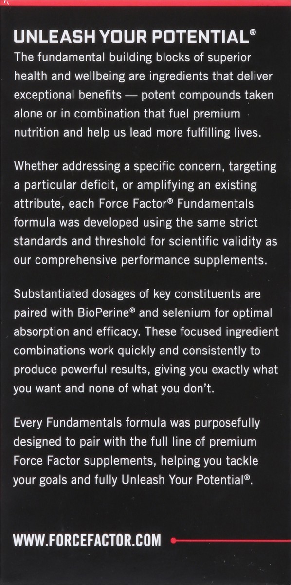 slide 8 of 9, Force Factor Fundamentals Horny Goat Weed 60 ea, 60 ct