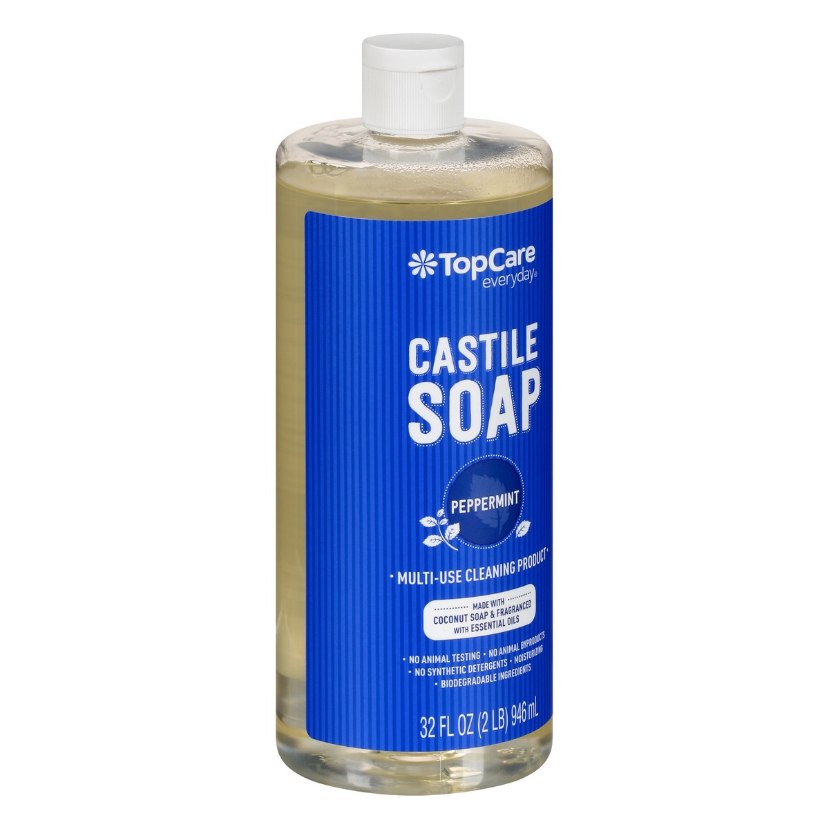slide 2 of 9, TopCare Everyday Peppermint Castile Soap 32 oz, 32 oz