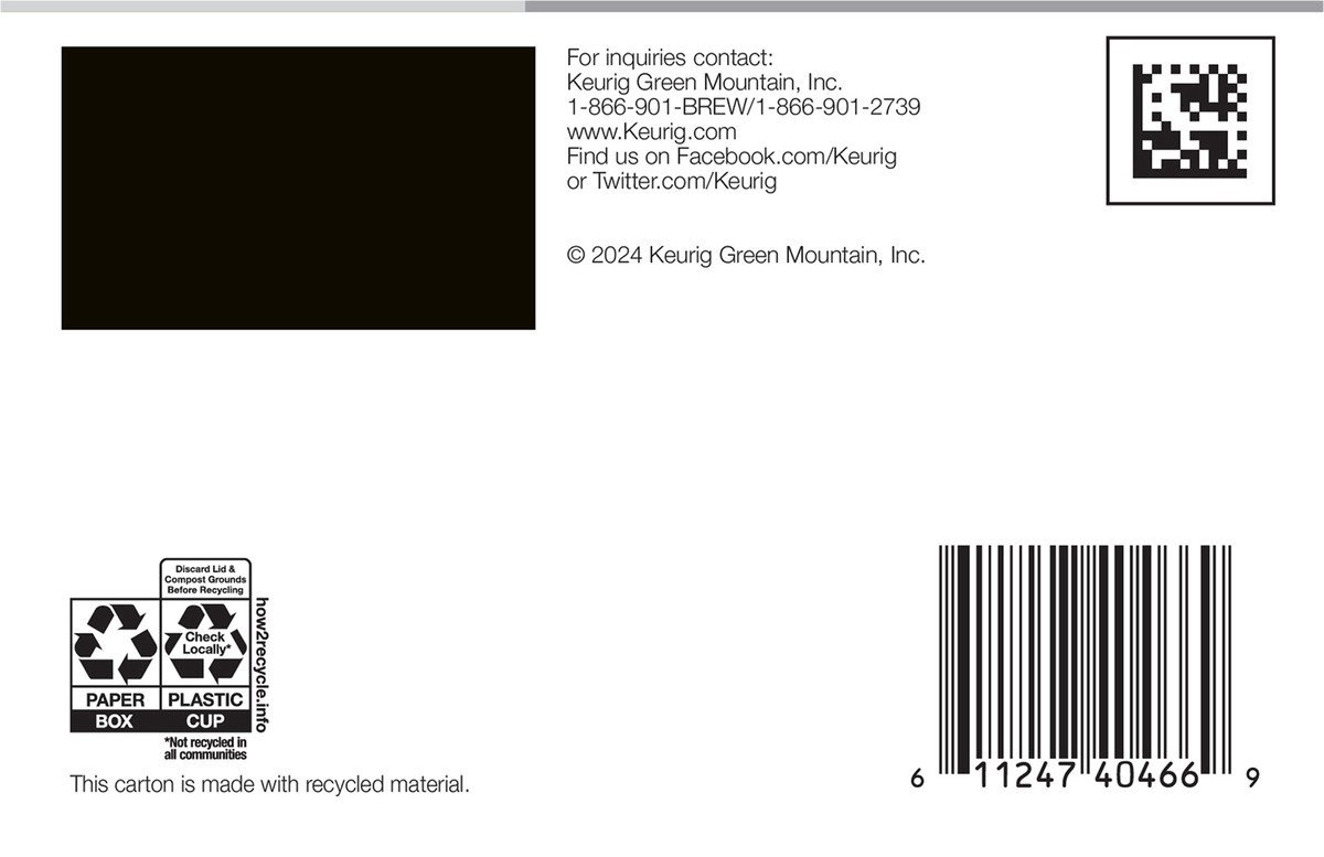 slide 6 of 10, Green Mountain Coffee Roasters Half Caff Keurig Single-Serve K-Cup pods, Medium Roast Coffee- 10 ct, 10 ct
