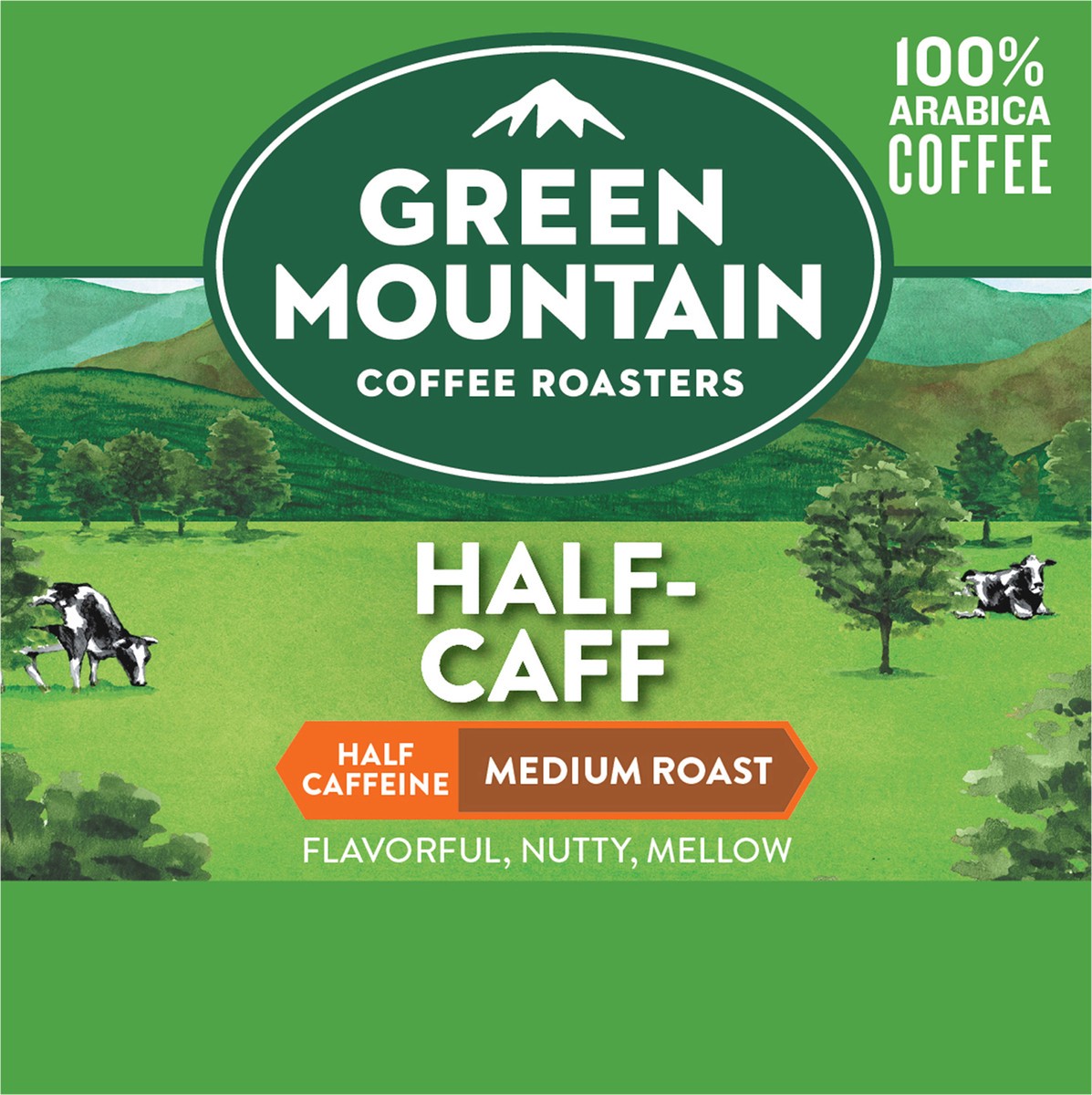 slide 2 of 10, Green Mountain Coffee Roasters Half Caff Keurig Single-Serve K-Cup pods, Medium Roast Coffee- 10 ct, 10 ct