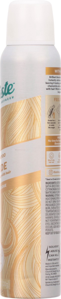 slide 2 of 2, Batiste Dry Shampoo, Brilliant Blonde, 6.73 fl oz