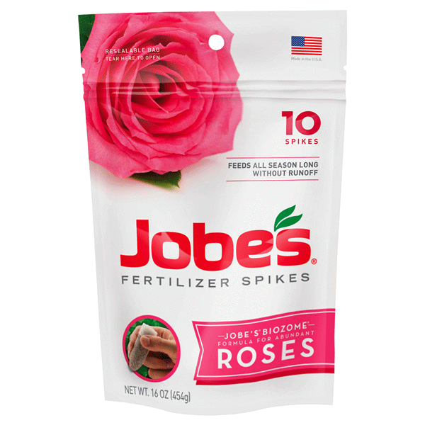 slide 1 of 1, Jobe's Fertilizer Spikes, Roses, 10 ct