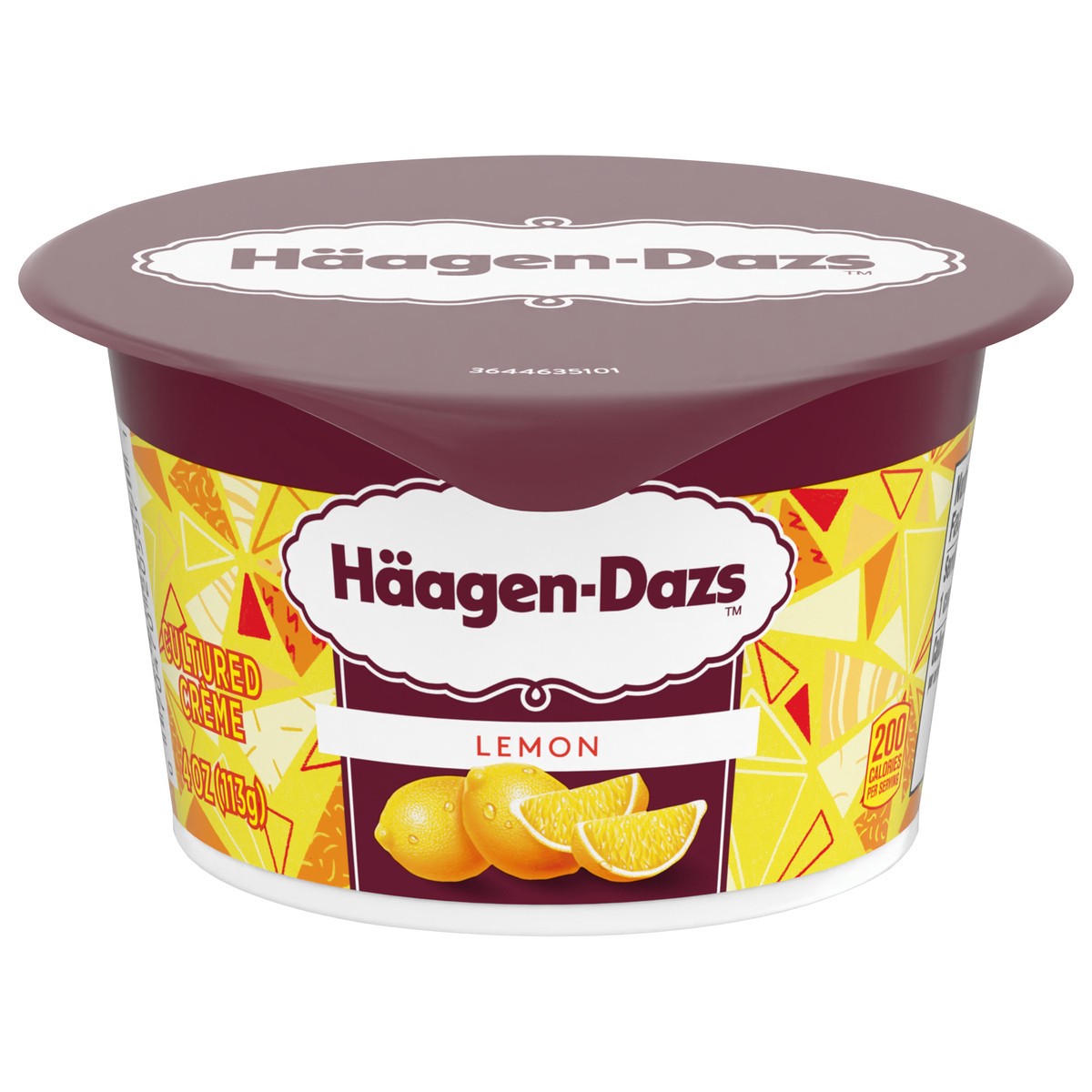 slide 1 of 14, Häagen-Dazs Haagen Dazs Cultured Cream Yogurt Style Snack, Lemon, 4 oz Cup, 4 oz