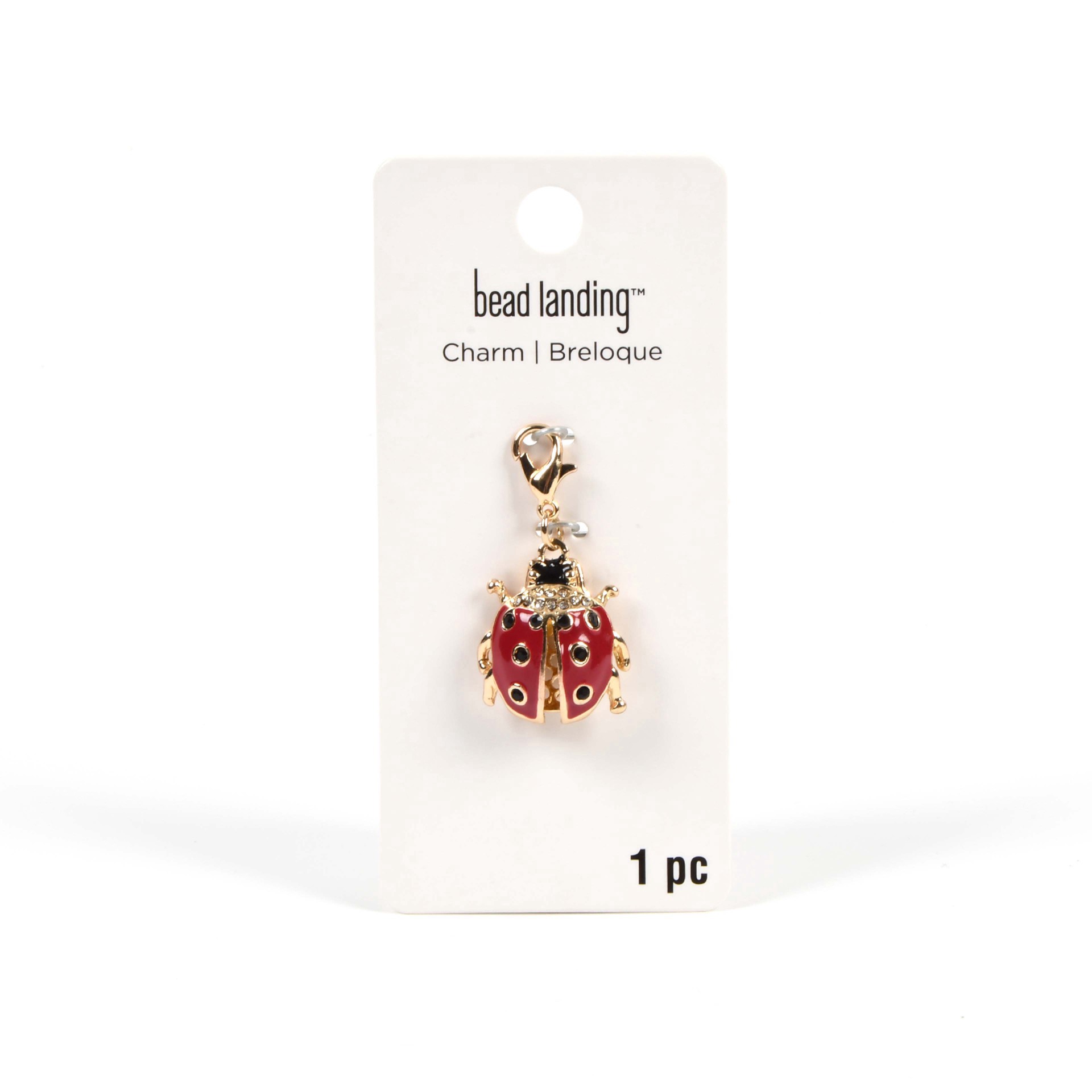 slide 2 of 6, Ladybug Charm By Bead Landing, 20mm x 23mm