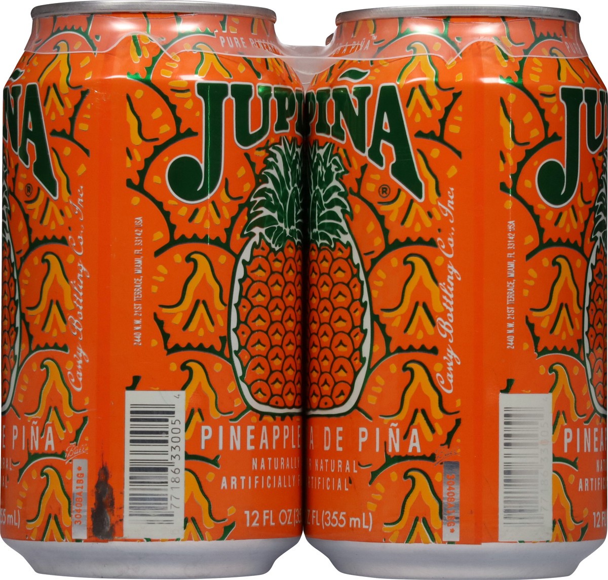 slide 9 of 12, Jupina Pineapple Soda 6 - 12 fl oz Cans, 6 ct