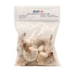 E-Z Peel White Shrimp 8-12 Count