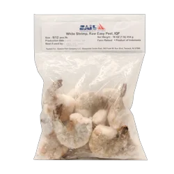 E-Z Peel White Shrimp 8-12 Count