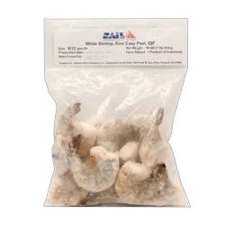 E-Z Peel White Shrimp 8-12 Count