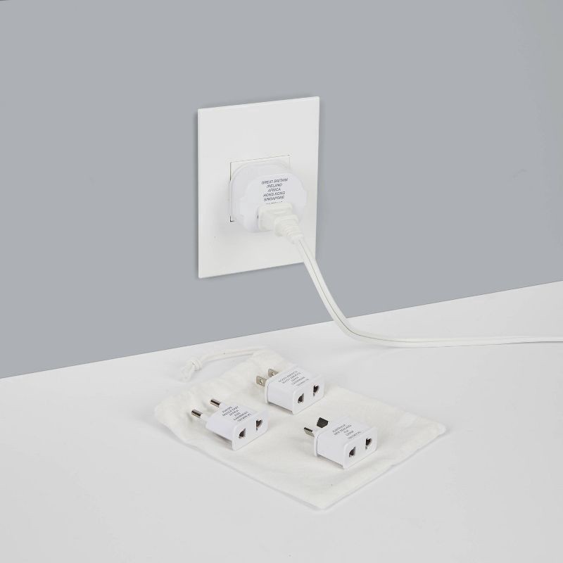 slide 10 of 12, Travel Smart by Conair Adapter Plug Set, 4 ct