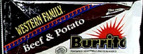 slide 1 of 1, Western Family Beef And Potato Burrito, 5 oz