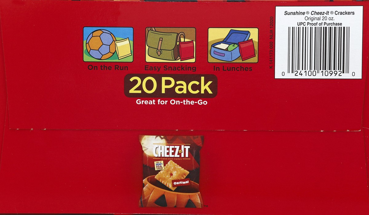 slide 7 of 8, Cheez-It Baked Snacks 20 ea, 20 ct