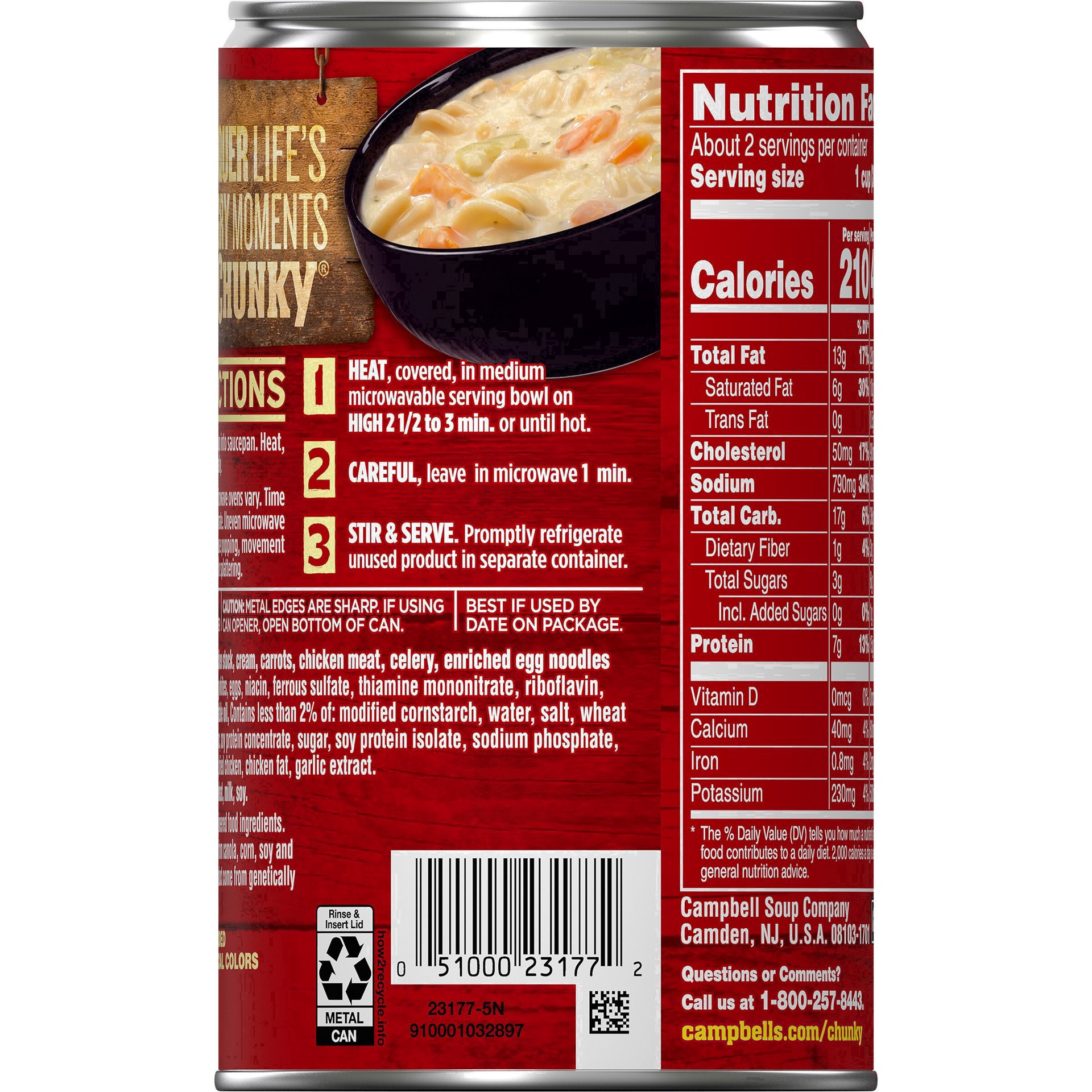 slide 52 of 81, Campbell's Chunky Creamy Chicken Noodle Soup, 