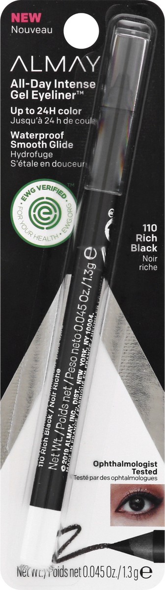 slide 5 of 9, Almay Rich Black 110 Gel Liner 0.045 oz, 0.05 oz