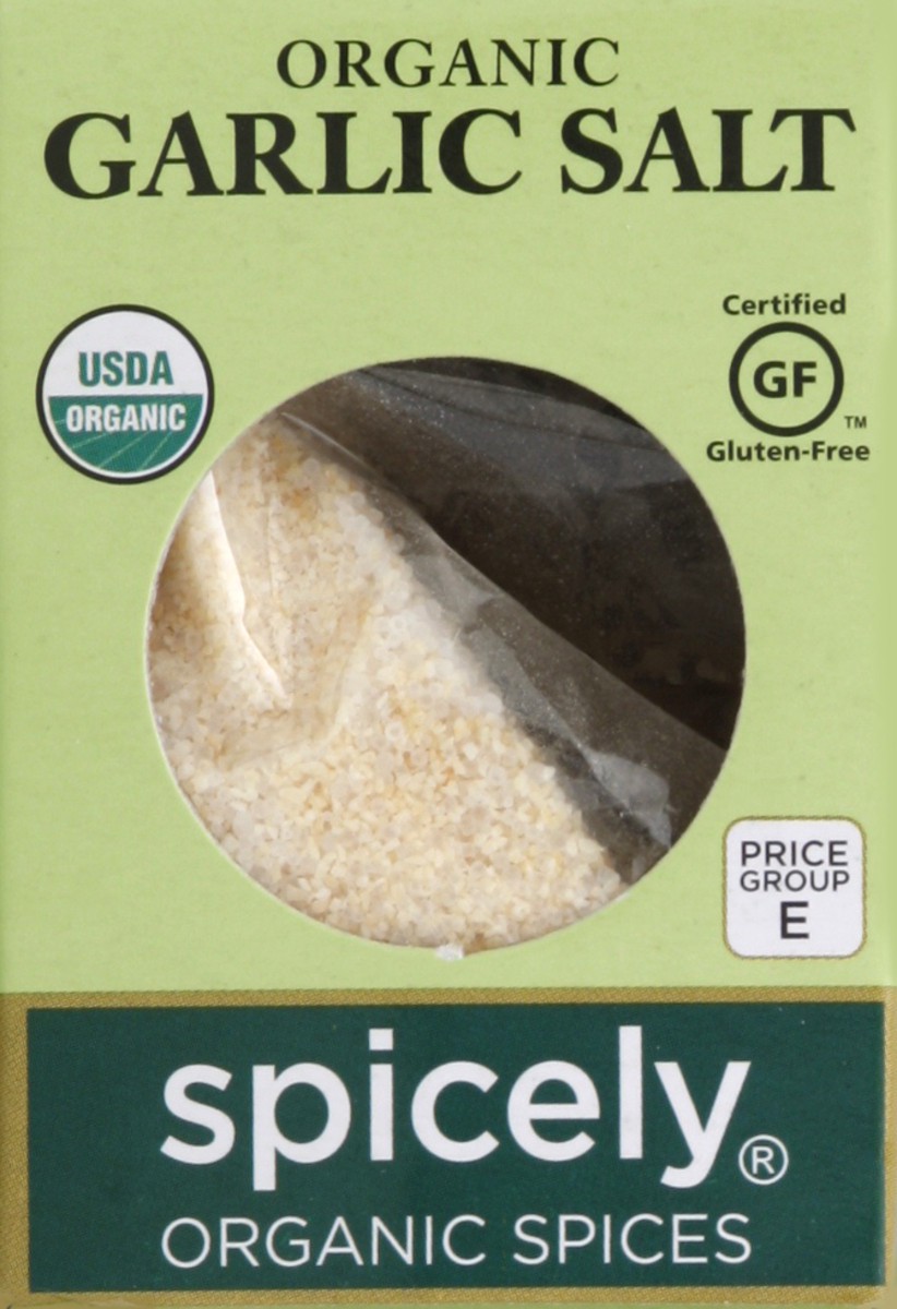 slide 1 of 4, Spicely Organic Spices Garlic Salt 0.8 oz, 0.8 oz