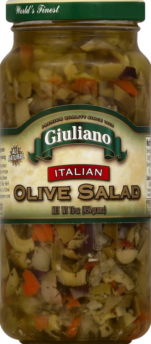 slide 2 of 2, Giuliano Italian Style Olive Salad, 16 oz