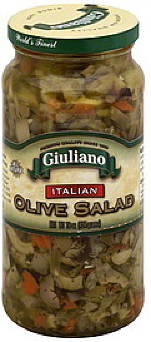 slide 1 of 2, Giuliano Italian Style Olive Salad, 16 oz