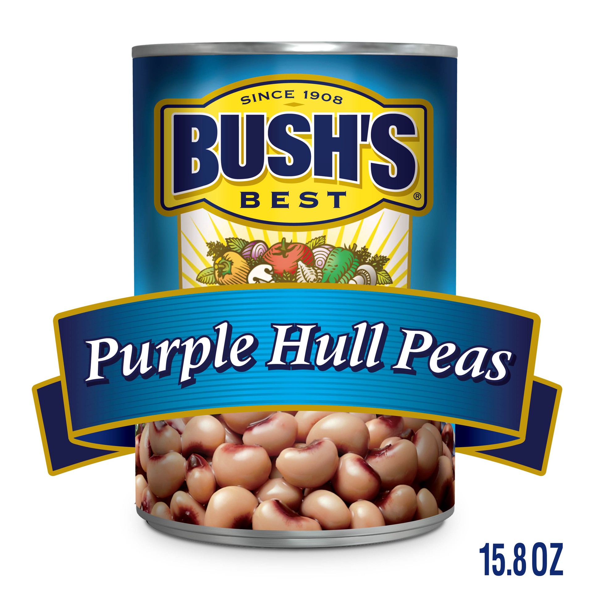 slide 5 of 5, Bush's Best Bush's Purple Hull Peas 15.8 oz, 15.8 oz