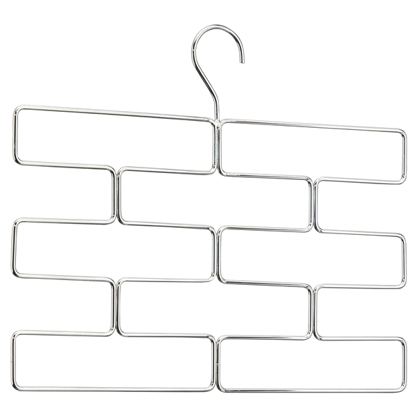 slide 1 of 1, Trio Tiered Legging Hanging Organizer for Closet - Chrome, 1 ct