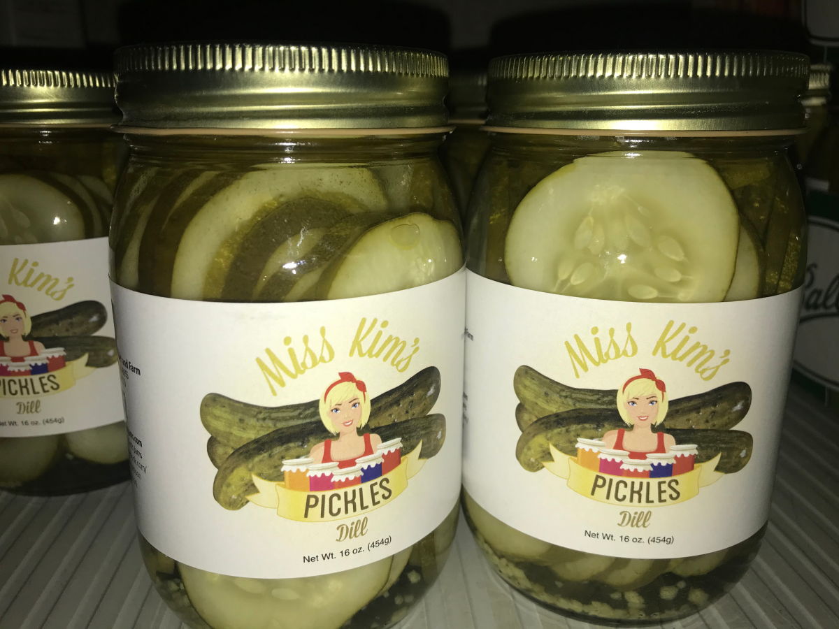 slide 1 of 1, Miss Kims Dill Pickle 16 Oz, 16 oz