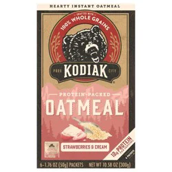 Kodiak Cakes Oatmeal Strawberry & Cream 6 pk