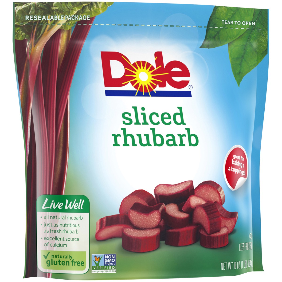 slide 6 of 9, Dole Rhubarb, 16 oz