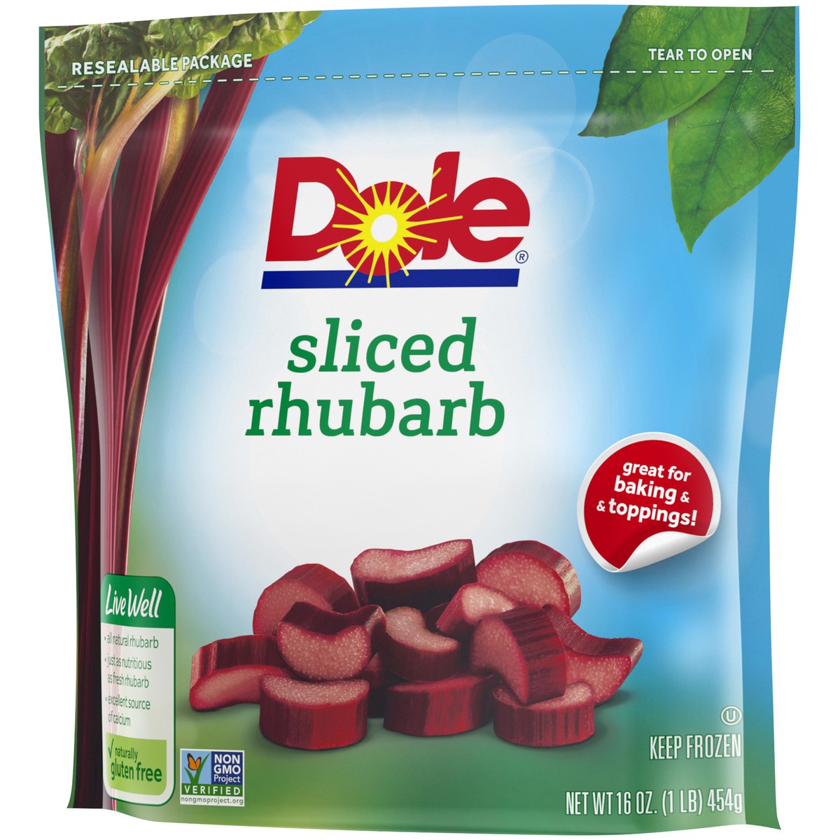 slide 9 of 9, Dole Rhubarb, 16 oz