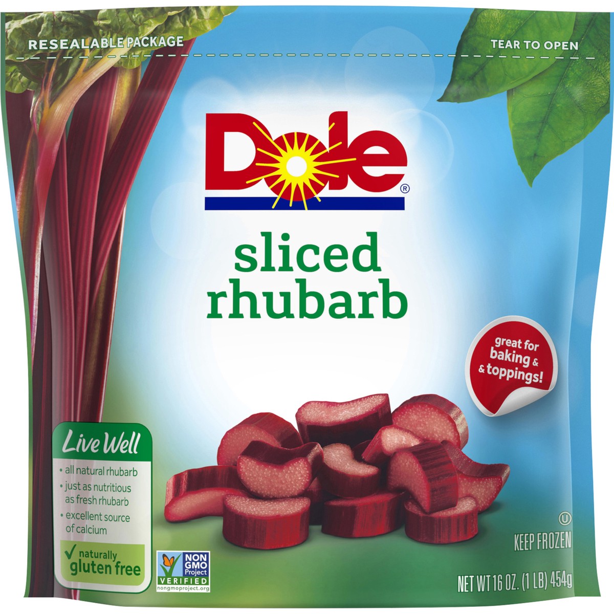 slide 7 of 9, Dole Rhubarb, 16 oz