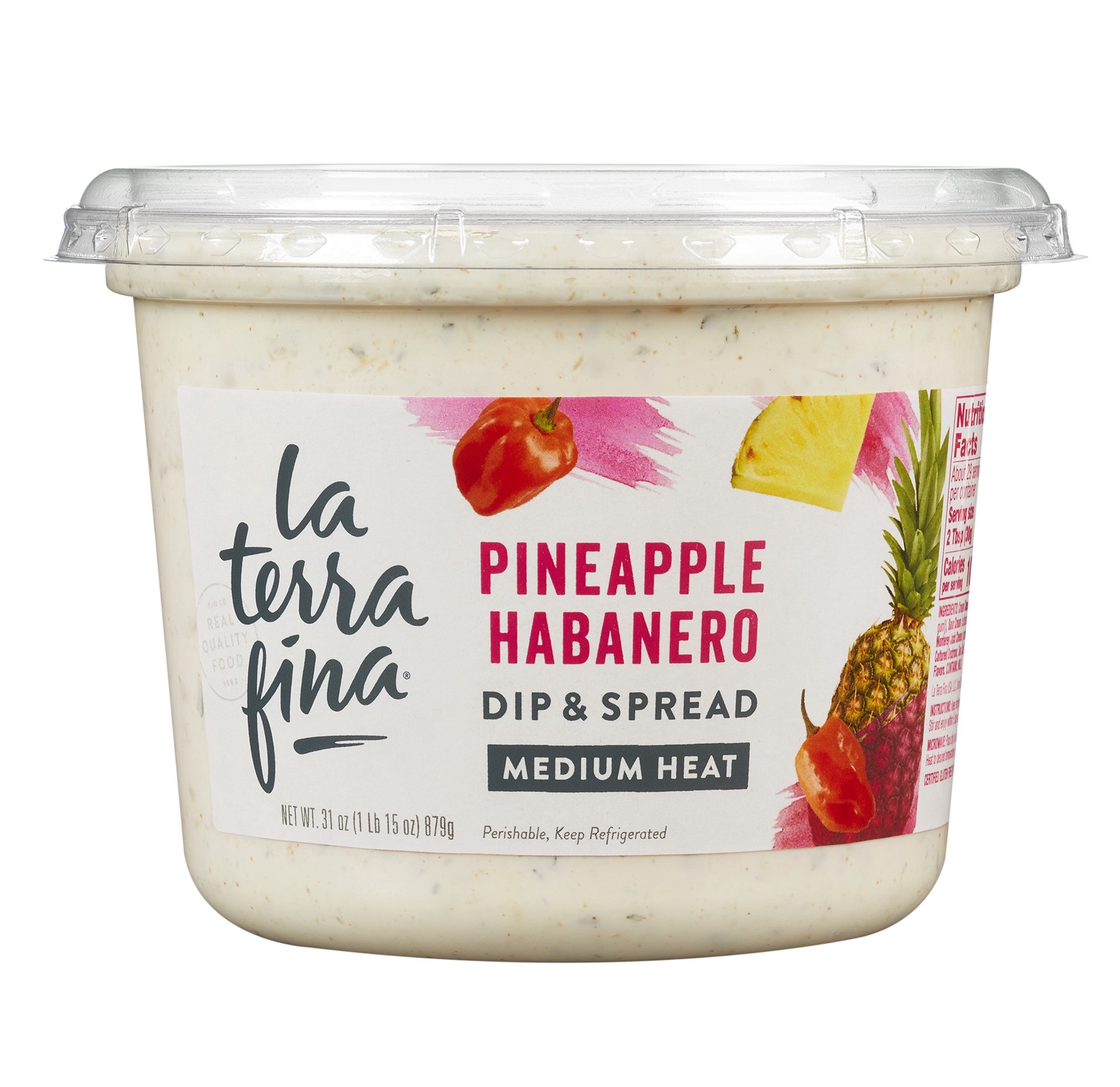 slide 2 of 5, La Terra Fina Dips & Spreads Pineapple Habanero Dip & Spread, 