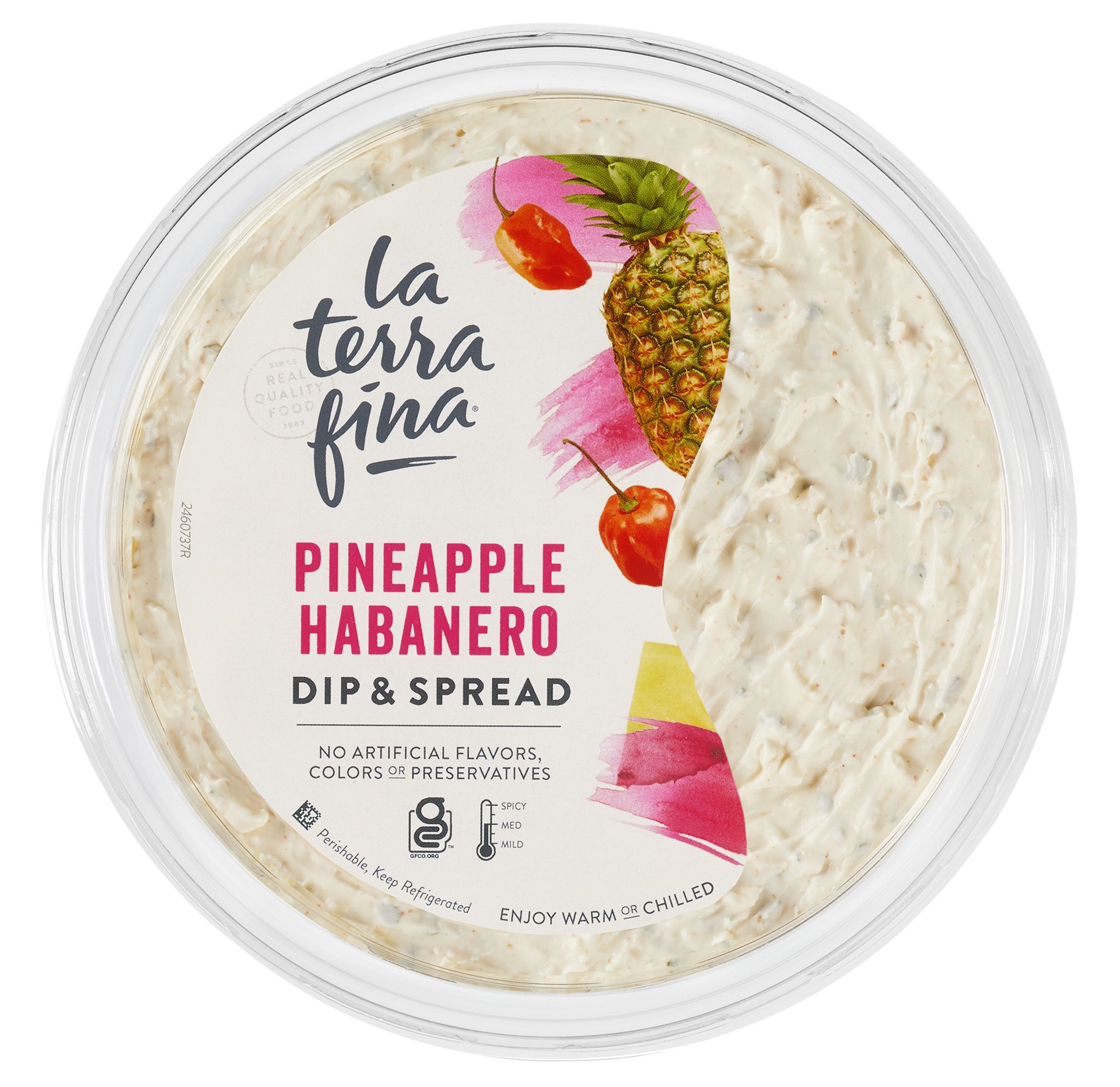 slide 1 of 5, La Terra Fina Dips & Spreads Pineapple Habanero Dip & Spread, 