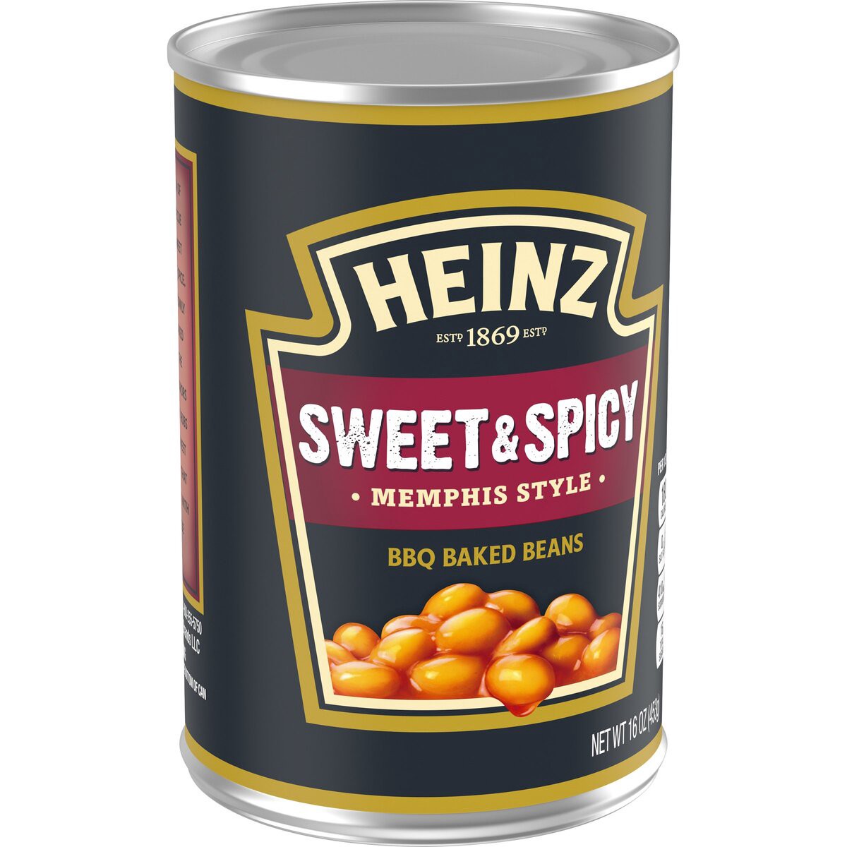 slide 4 of 8, Heinz Memphis Style Sweet & Spicy BBQ Baked Beans, 16 oz Can, 16 oz