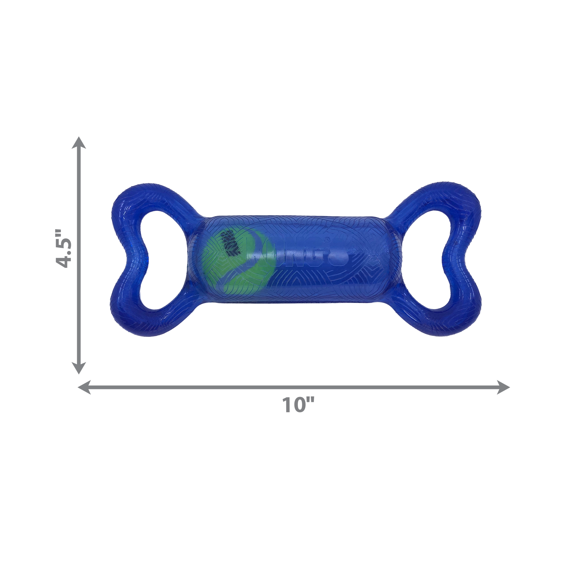 slide 2 of 3, Kong Company Kong® Jumbler™ Tug Bone Dog Toy (Color Varies), 1 ct