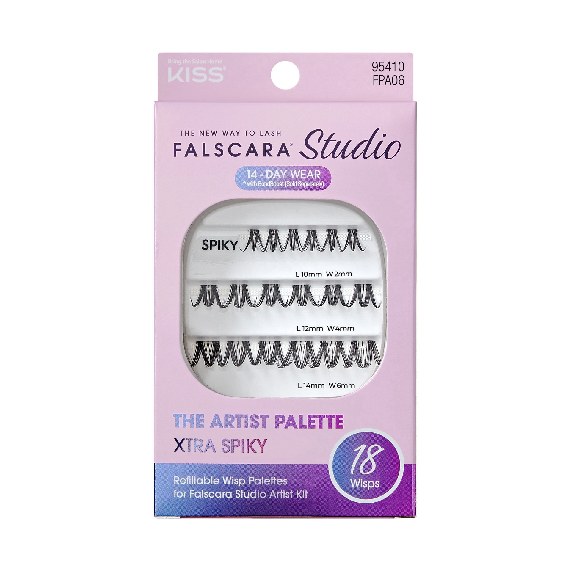 slide 1 of 1, KISS Falscara Studio Palette - 06 Light Delicate, 1 ct