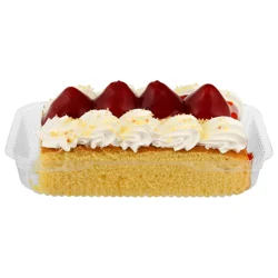 Bakery Strawberry Topped Bar Cake
