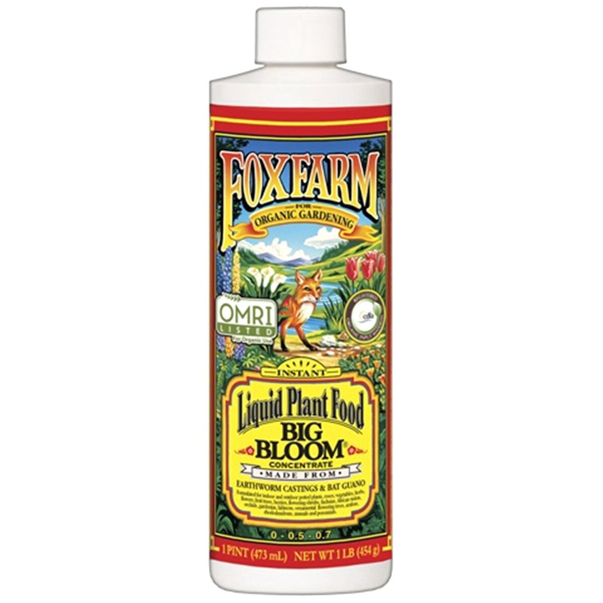 slide 1 of 1, Fox Farm Big Bloom Liquid Plant Food Concentrate 0.01-0.3 - 0.7 qt, 32 oz