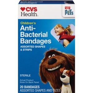 slide 1 of 1, CVS Health Plastic Sesame Street Bandages, Assorted Sizes, 20 ct