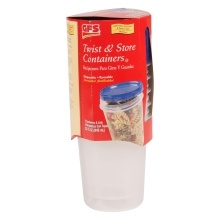 slide 1 of 1, GFS Twist & Store Containers With Lid, 5 ct