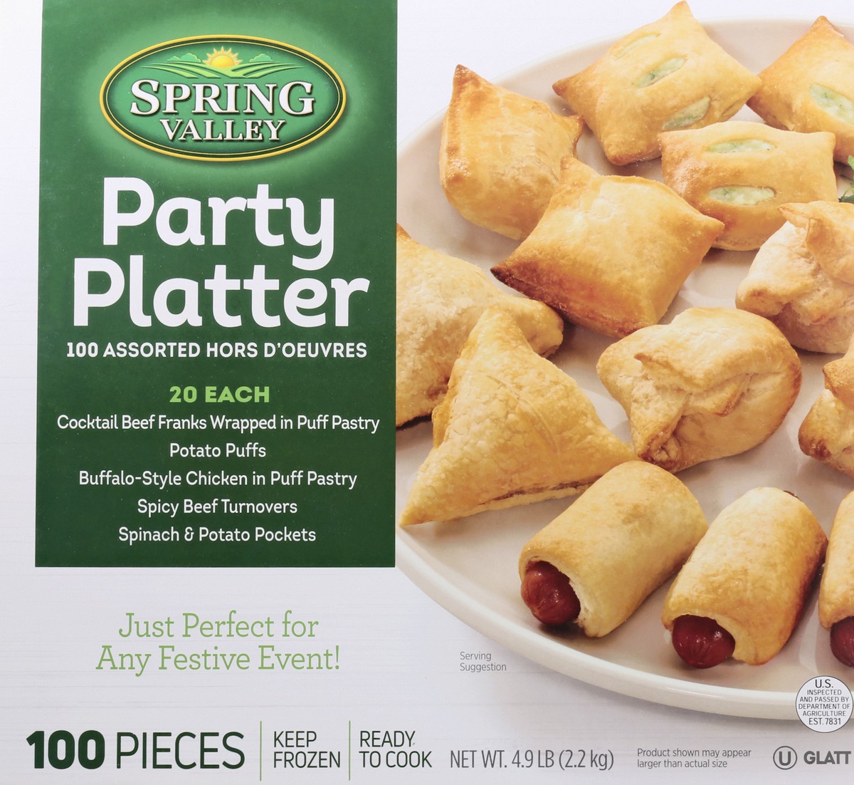 slide 12 of 13, Spring Valley Party Platter 100 ea, 100 ct