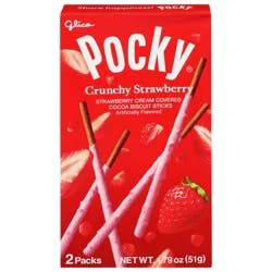 Glico Pocky Strawberry Cream Covered Biscuit Sticks - 1.79oz