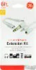 GE Universal Audio Extension Kit - 3 Piece - White - 6 Foot