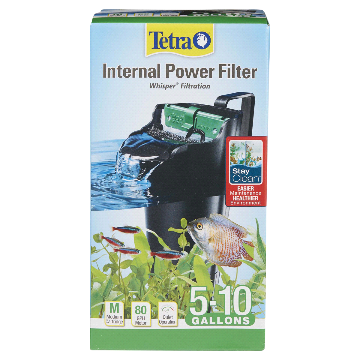 slide 1 of 5, Tetra Whisper In Tank Filter 10" With Bio Scrubber, 10 in