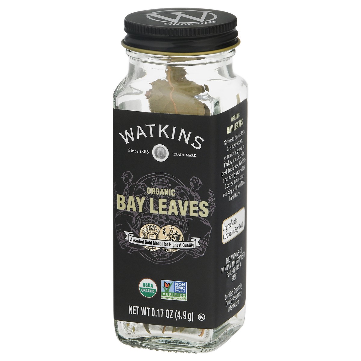 slide 3 of 9, Watkins Organic Org Bay Leaves, 0.17 oz