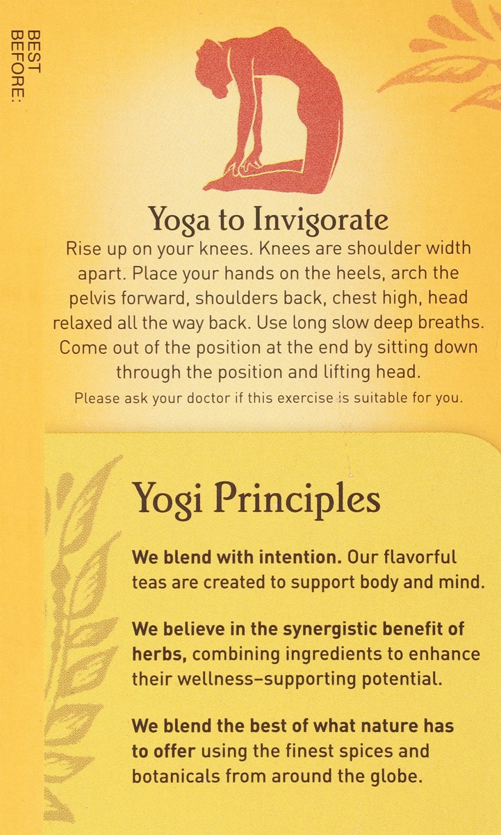 slide 5 of 9, Yogi Caffeine Free Turmeric Vitality Sweet Ginger Citrus Herbal Supplement 16 Bags, 16 ct