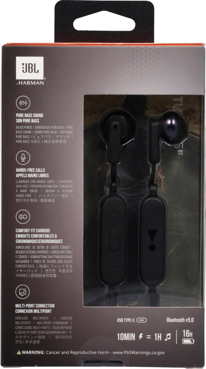 slide 9 of 12, JBL Wireless Pure Bass Tune 215 Earbud Headphones 1 ea, 1 ct