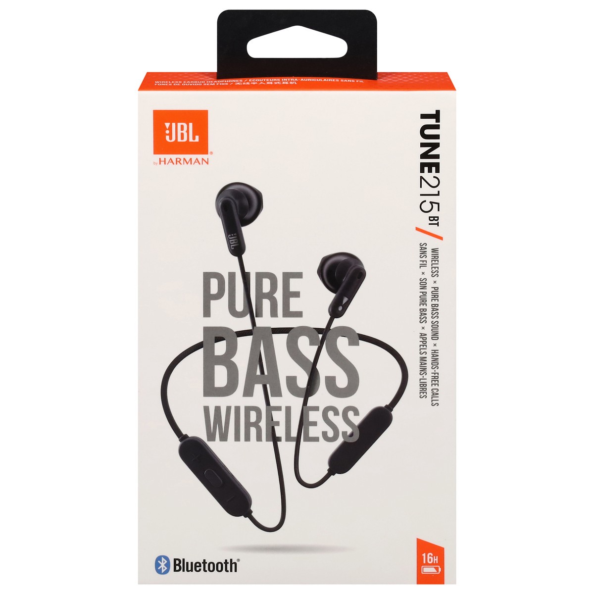 slide 4 of 12, JBL Wireless Pure Bass Tune 215 Earbud Headphones 1 ea, 1 ct