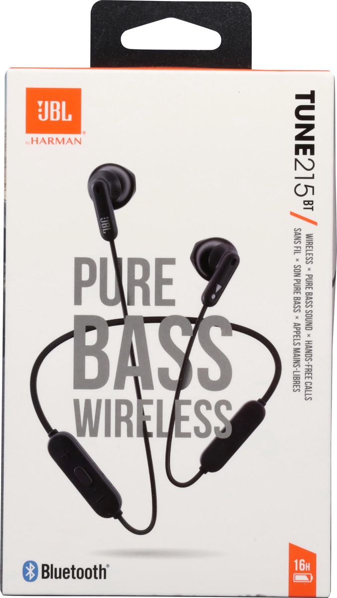 slide 8 of 12, JBL Wireless Pure Bass Tune 215 Earbud Headphones 1 ea, 1 ct