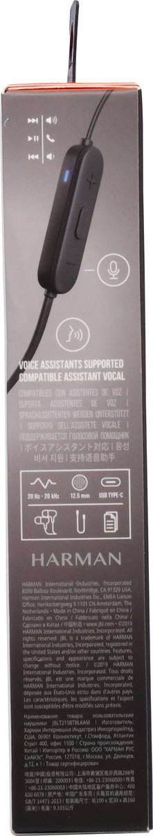 slide 11 of 12, JBL Wireless Pure Bass Tune 215 Earbud Headphones 1 ea, 1 ct