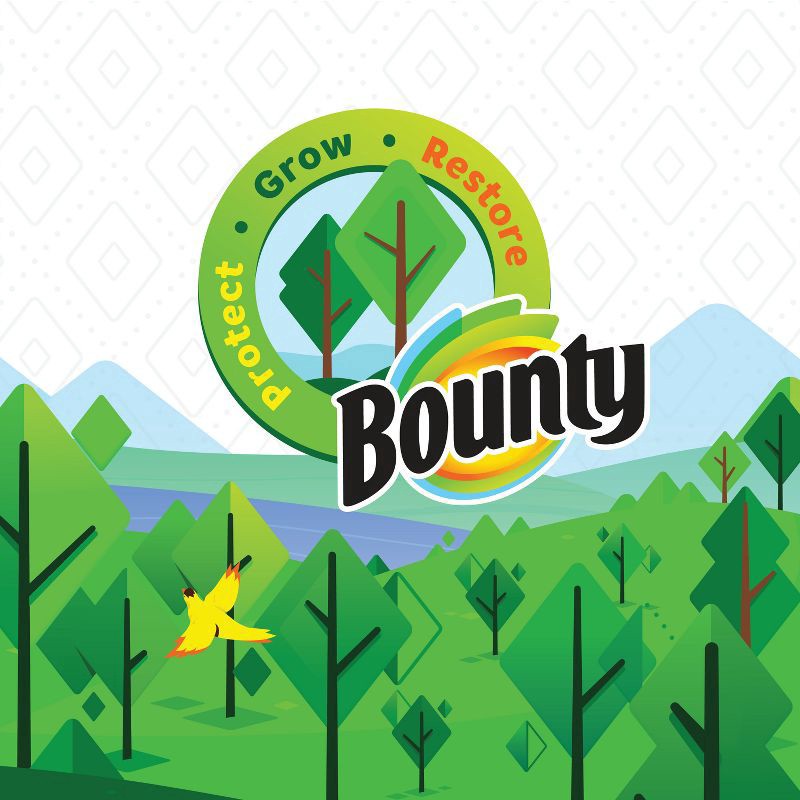 slide 6 of 16, Bounty Paper Towels Full Sheet White, 4 Triple Rolls, 75 Sheets Per Roll, 4 ct