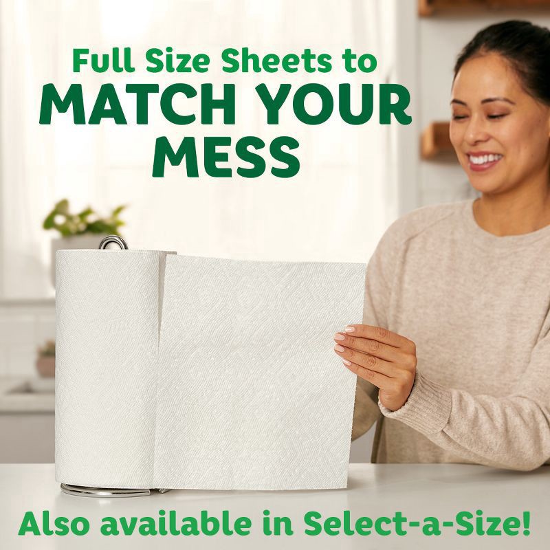 slide 14 of 16, Bounty Paper Towels Full Sheet White, 4 Triple Rolls, 75 Sheets Per Roll, 4 ct