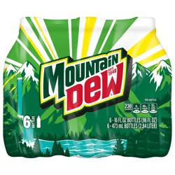 Mountain Dew Soda Bottles
